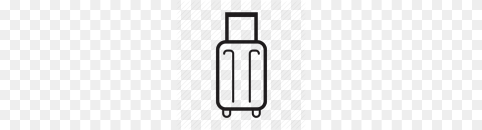 Red Backpack Outline Clipart, Baggage, Suitcase Free Transparent Png
