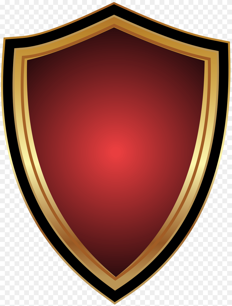 Red Badge Transparent Clip Art, Armor, Shield Free Png Download