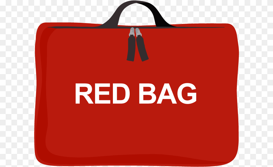 Red Bag Graphic Briefcase, First Aid, Accessories, Handbag Free Png