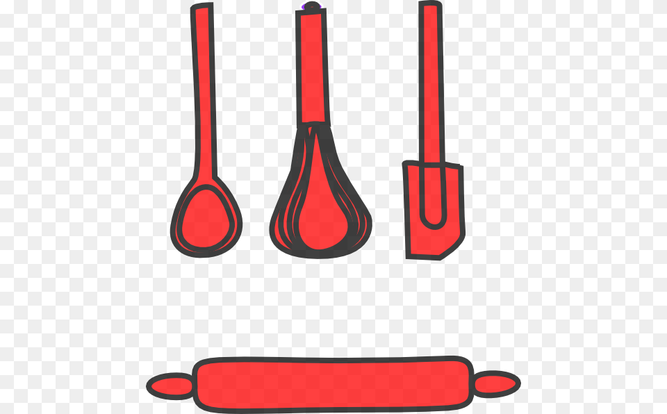 Red Baking Clip Art, Cutlery, Spoon, Dynamite, Weapon Free Png