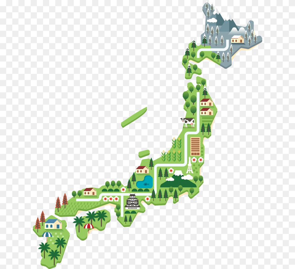 Red Ballon Map Landmark Map Of Japan, Water, Land, Nature, Neighborhood Free Png