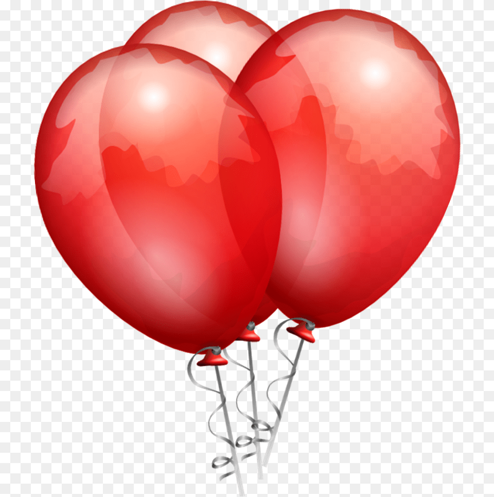 Red Ballons Happy Birthday Balloons, Balloon Free Transparent Png