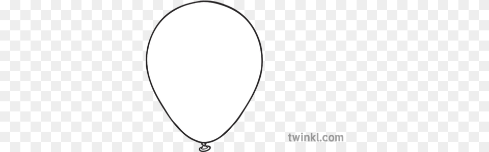 Red Balloon Black And White Illustration Twinkl Vertical, Astronomy, Moon, Nature, Night Free Png Download