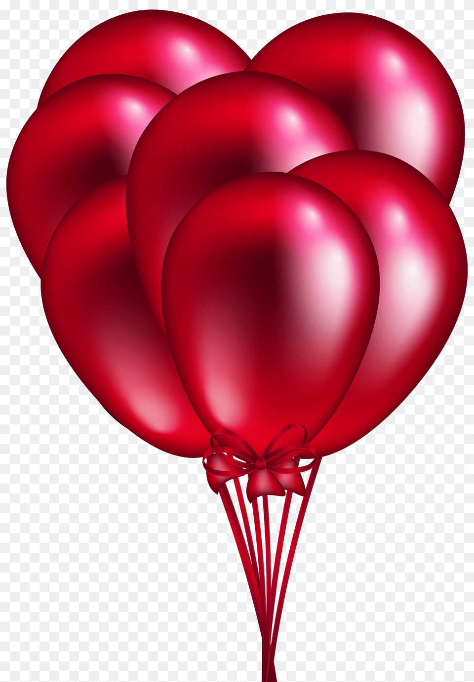 Red Balloon Bunch Clip Art Free Png Download