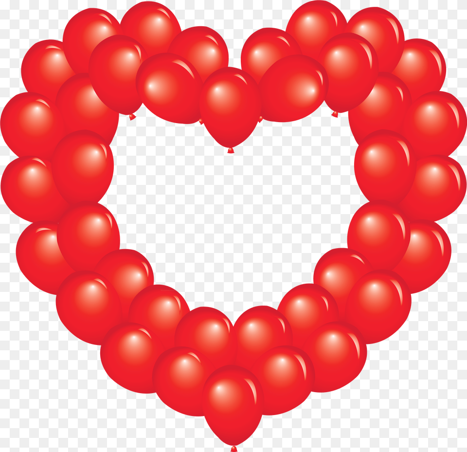 Red Balloon Heart Balloons Heart Png