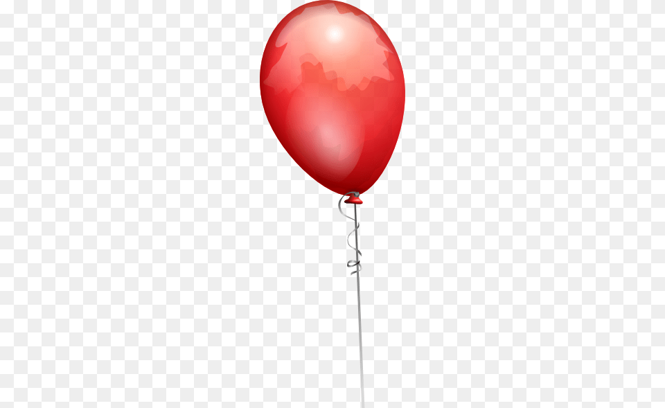 Red Balloon Long String Clip Art Free Transparent Png