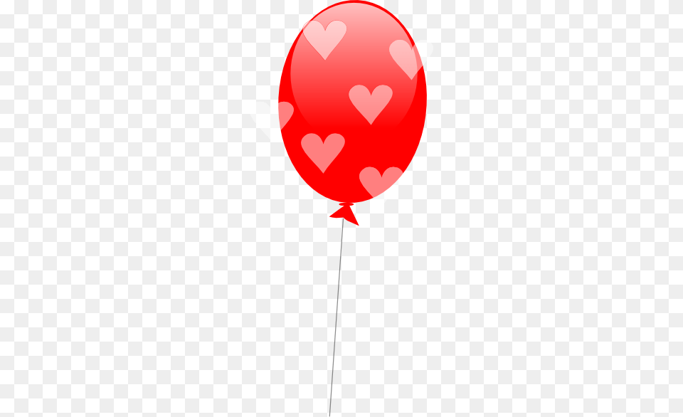 Red Balloon With Hearts, Dynamite, Weapon, Food, Sweets Png Image