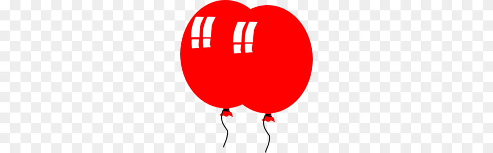 Red Balloons Clip Art, Balloon, Aircraft, Transportation, Vehicle Png Image