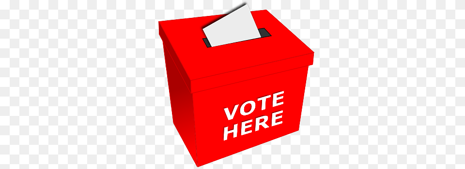 Red Ballot Box, Mailbox Png