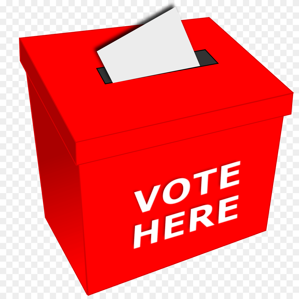 Red Ballot Box Clipart, Mailbox Png