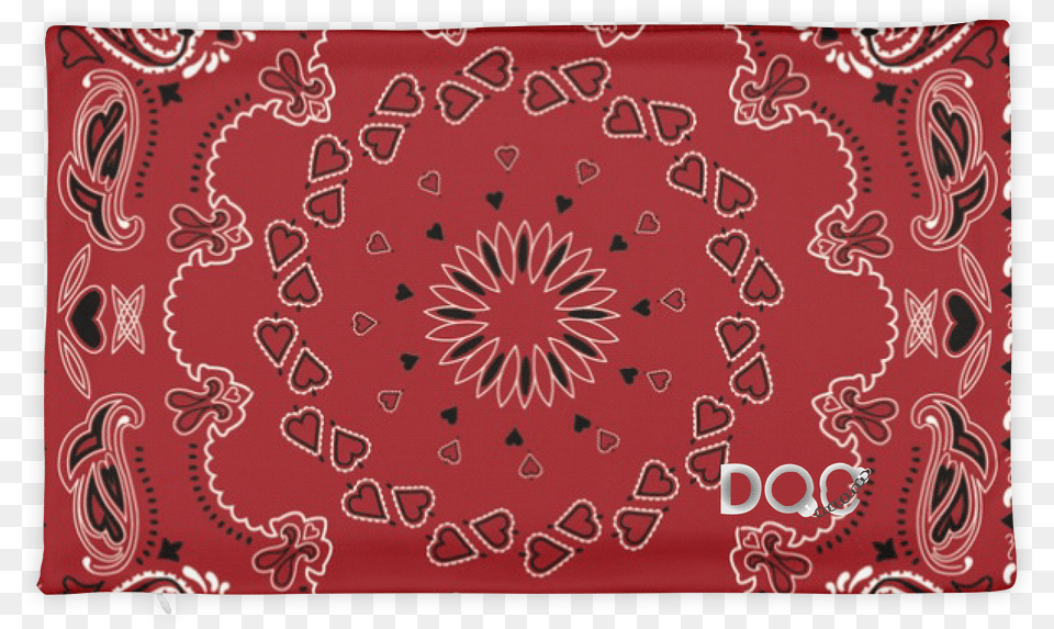 Red Bandana Designer Pillow Case Only By Diamondz Original Clothing Wallet, Accessories, Pattern, Headband, Paisley Free Png