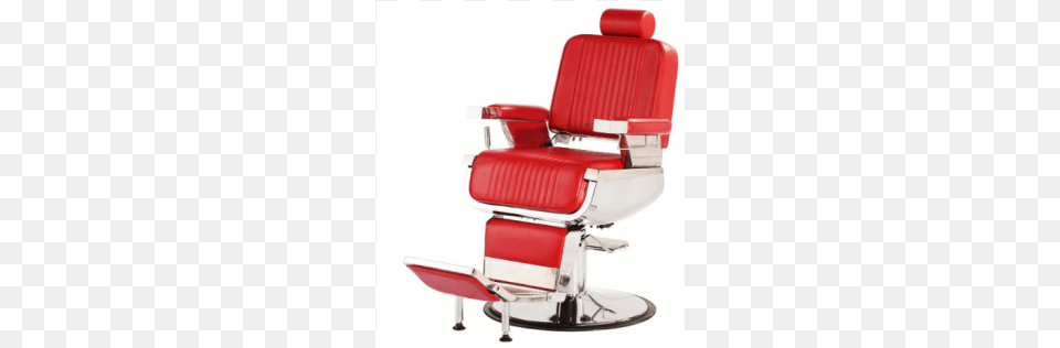 Red Barber Chair, Cushion, Home Decor, Furniture, Indoors Png
