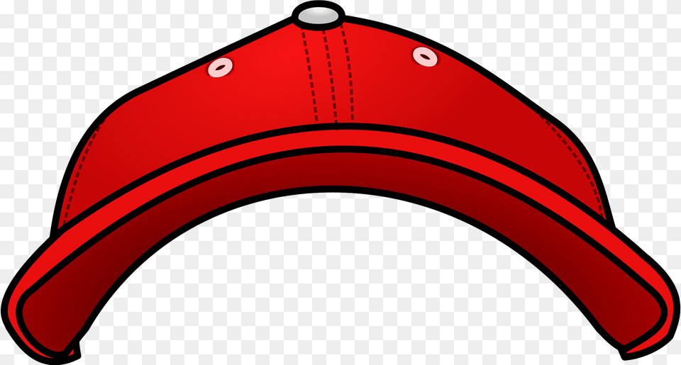 Red Baseball Cap Front View Clipart, Baseball Cap, Clothing, Hat Free Transparent Png