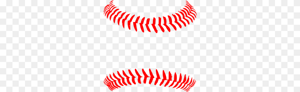 Red Baseball Seams Clip Art, Accessories, Coil, Jewelry, Necklace Free Png