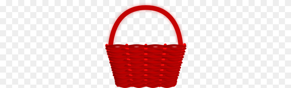 Red Basket Clip Art, Shopping Basket Free Png