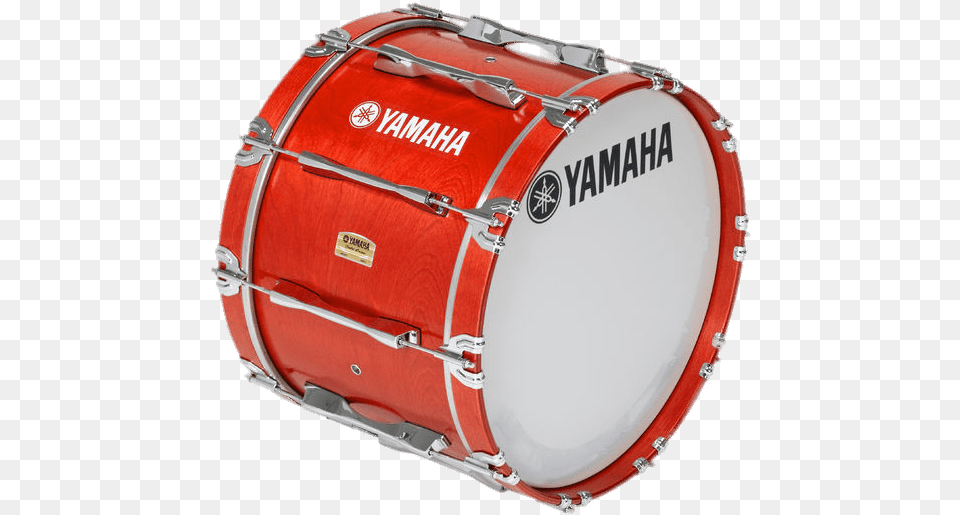Red Bass Drum Yamaha Field Corps Bass Drums, Musical Instrument, Percussion Png Image