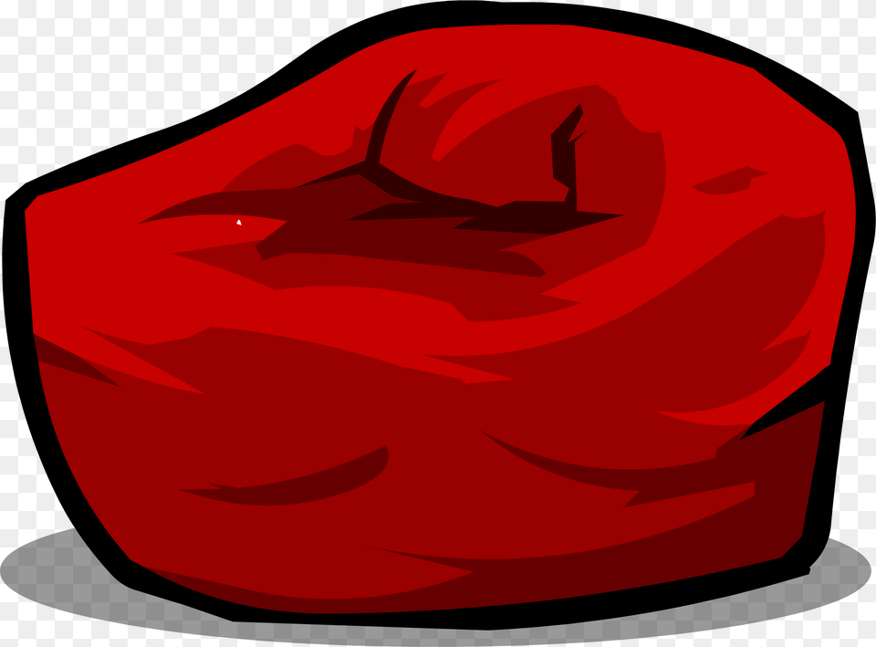 Red Beanbag Chair Sprite, Clothing, Flower, Glove, Plant Free Png