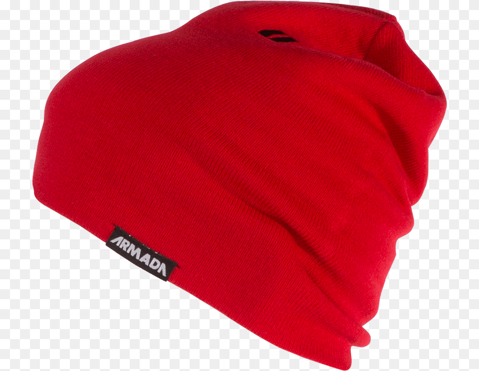 Red Beanie 3 Image Beanie, Cap, Clothing, Hat, Swimwear Free Png Download