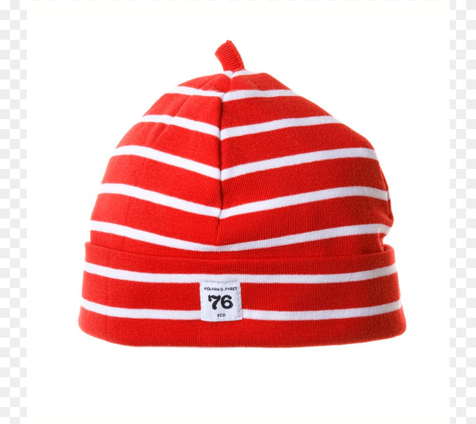Red Beanie Hat Banner Transparent Library Polarn O Pyret Kids Pop Stripe Beanie, Cap, Clothing, Fleece, Accessories Free Png Download