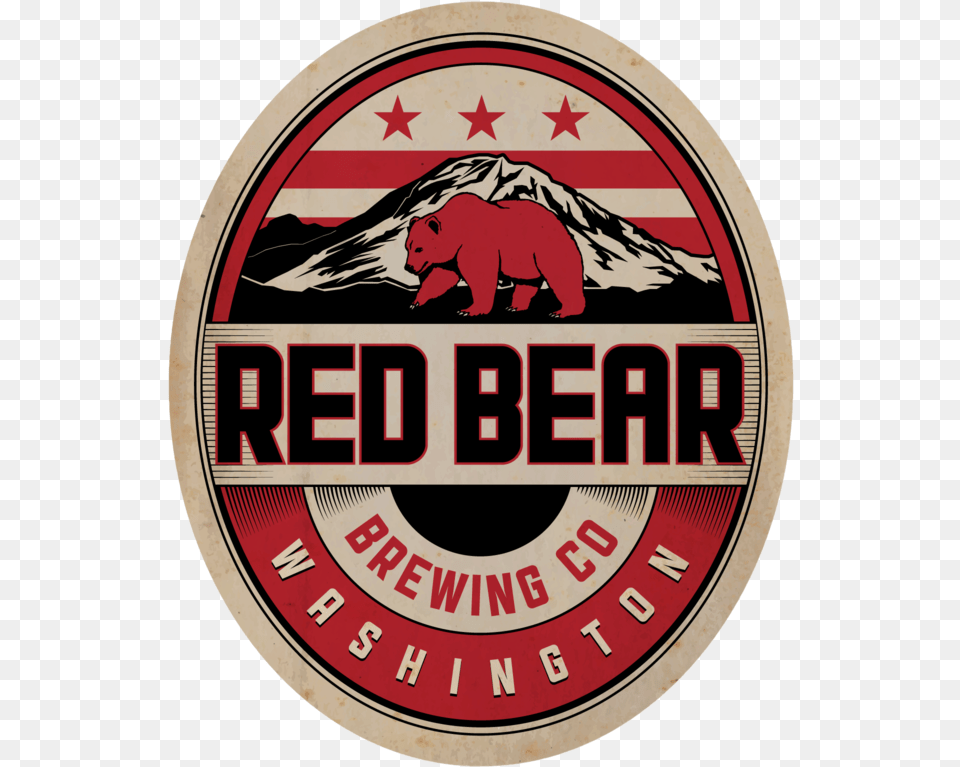 Red Bear New Red Bear Brewing, Alcohol, Lager, Beverage, Beer Free Png Download