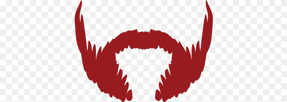 Red Beard Mustache Silhouette, Baby, Person, Face, Head Png Image