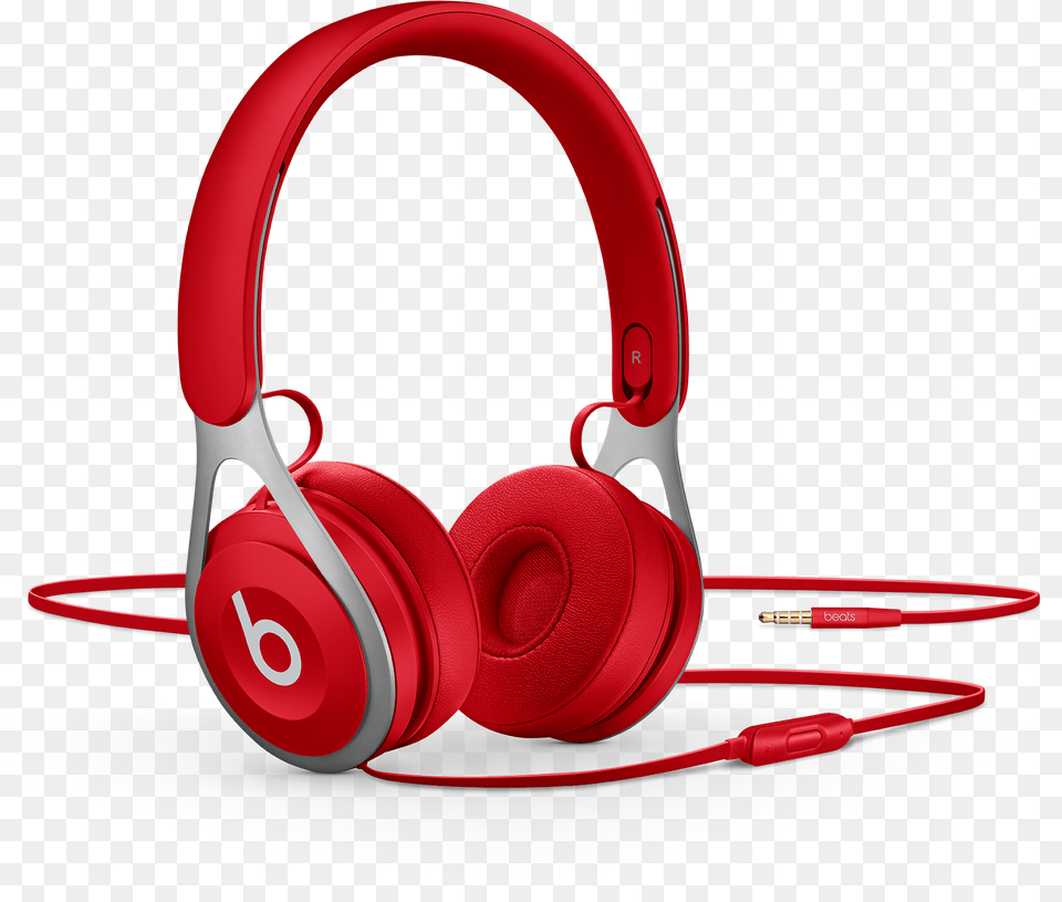 Red Beats Headphones With Wire, Electronics Free Transparent Png