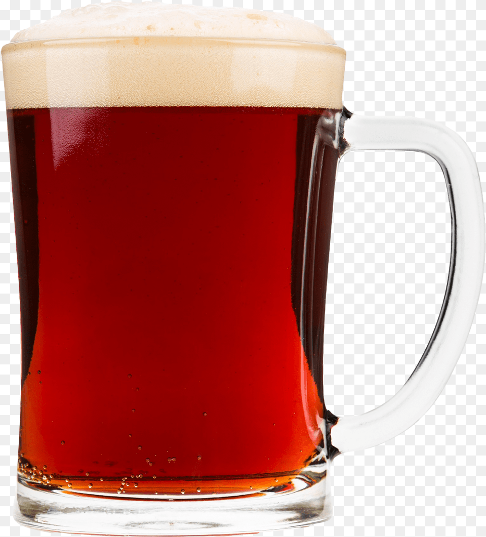 Red Beer Mug, Alcohol, Beverage, Cup, Glass Png