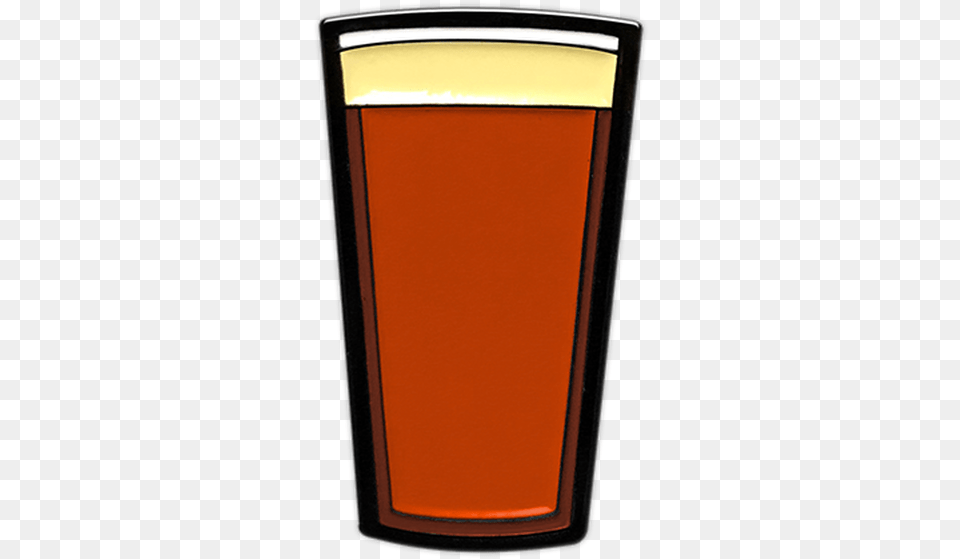 Red Beer Pint Enamel Pin Pint Glass, Alcohol, Liquor, Lager, Beverage Free Transparent Png