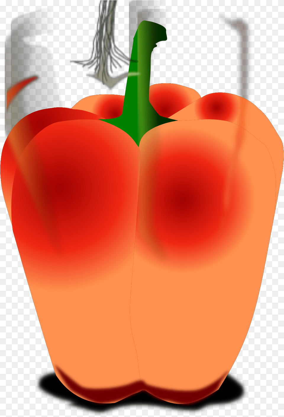 Red Bell Pepper, Food, Produce, Plant, Vegetable Png Image