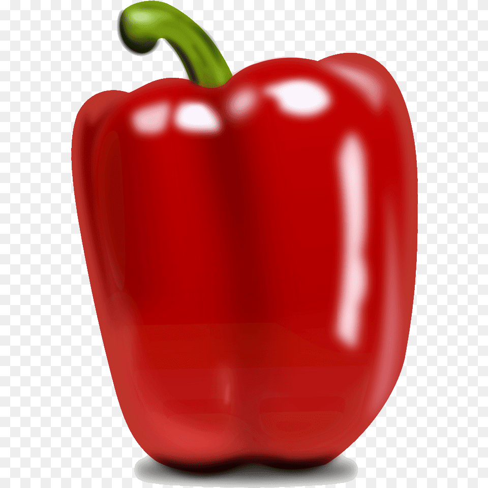 Red Bell Pepper Clipart, Bell Pepper, Food, Plant, Produce Free Png Download