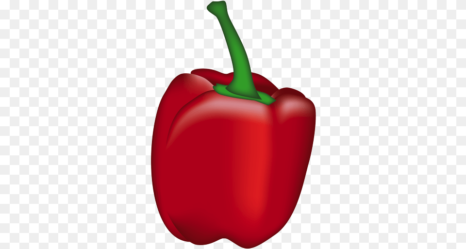Red Bell Pepper Emoji, Bell Pepper, Food, Plant, Produce Free Transparent Png
