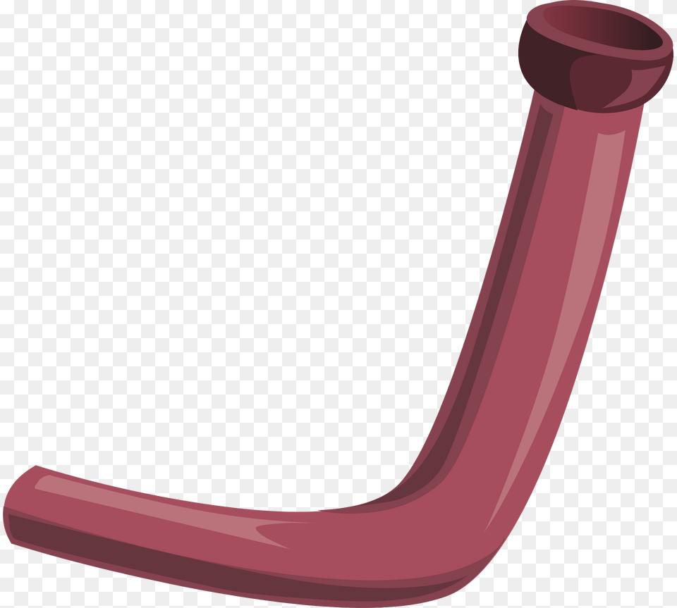 Red Bent Pipe Clipart, Smoke Pipe Free Transparent Png