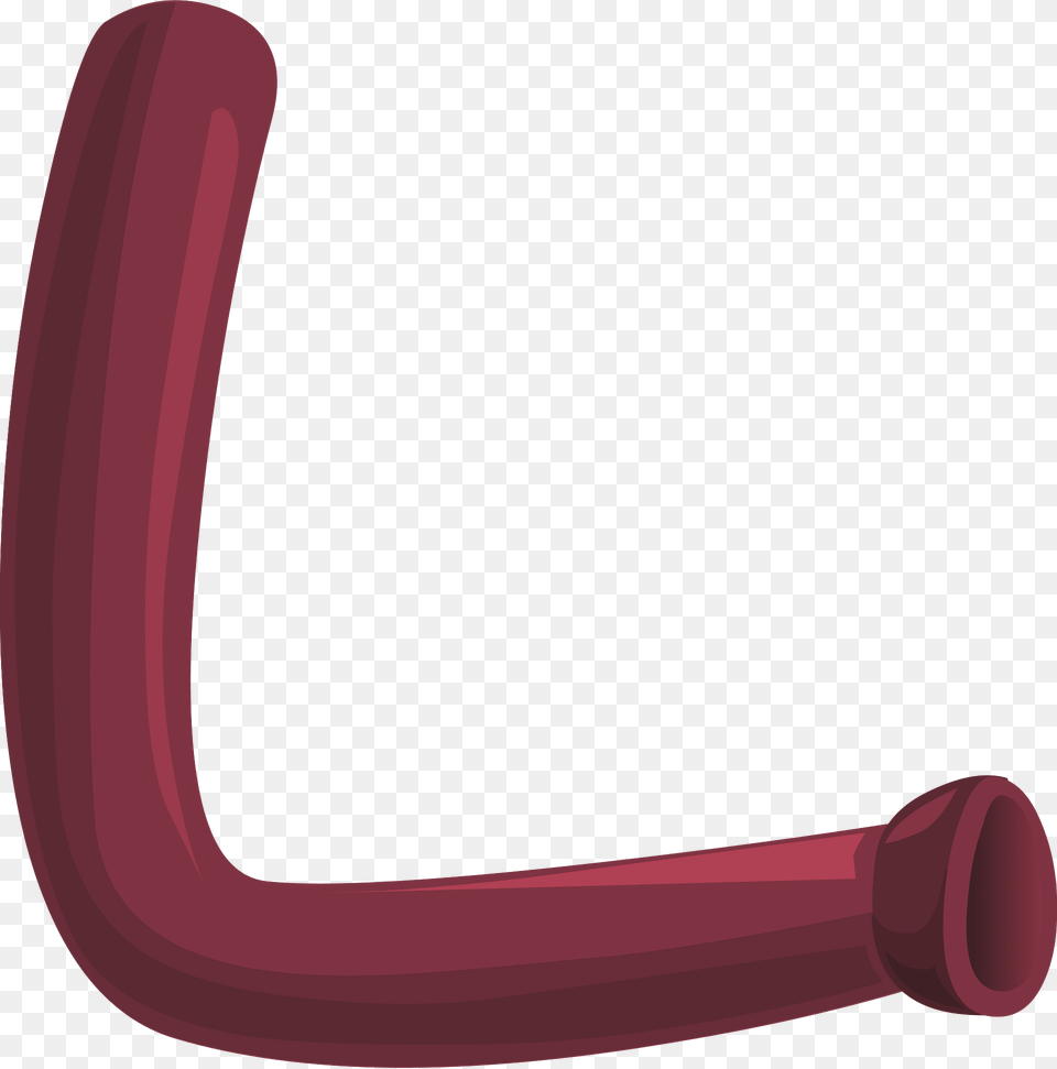 Red Bent Pipe Clipart, Smoke Pipe Png Image