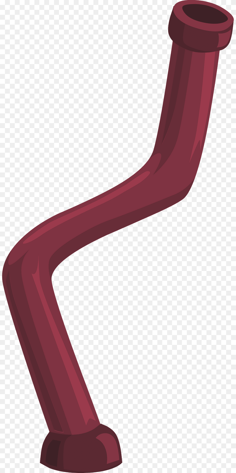 Red Bent Pipe Clipart, Smoke Pipe Png