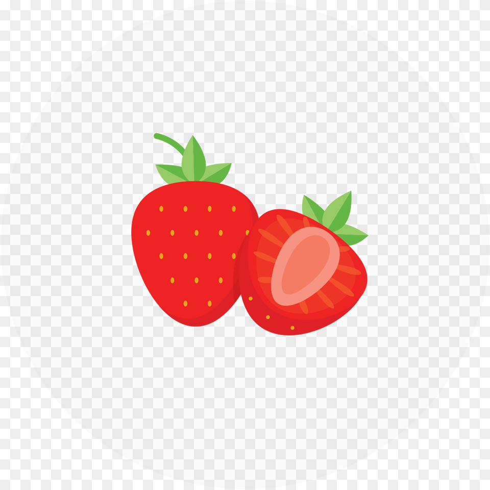 Red Berry Flat Design, Food, Fruit, Plant, Produce Free Png Download