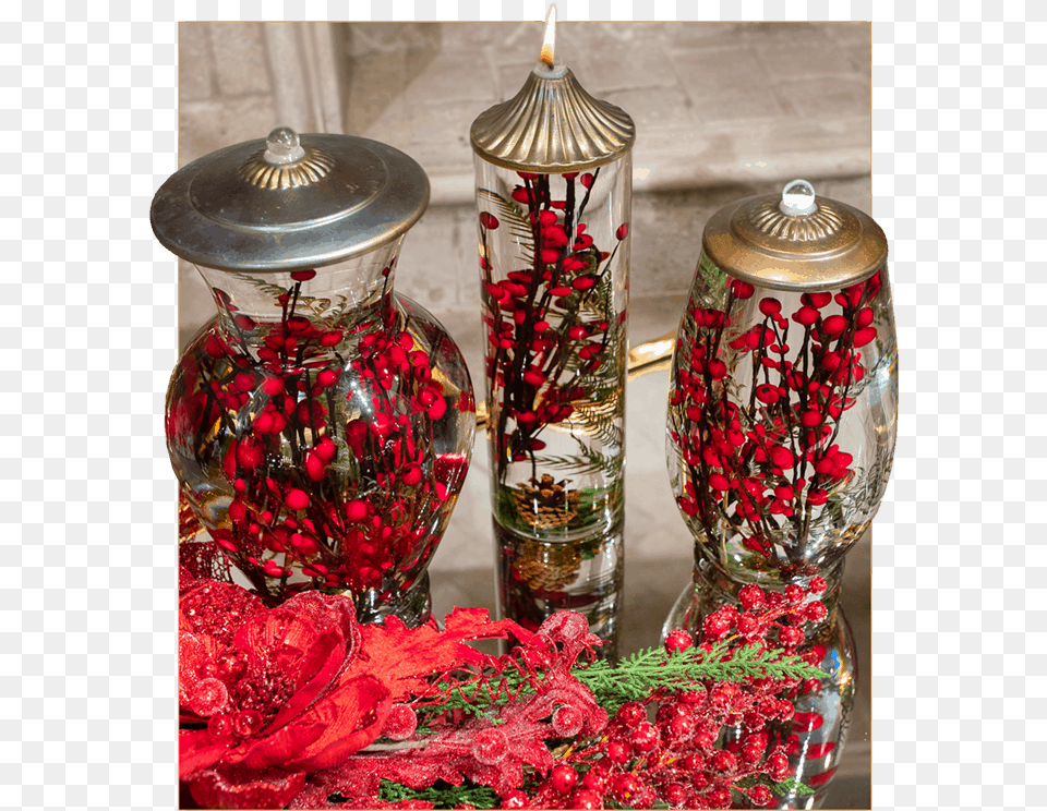 Red Berry Oil Candles Floral Design, Pottery, Flower, Flower Arrangement, Plant Png