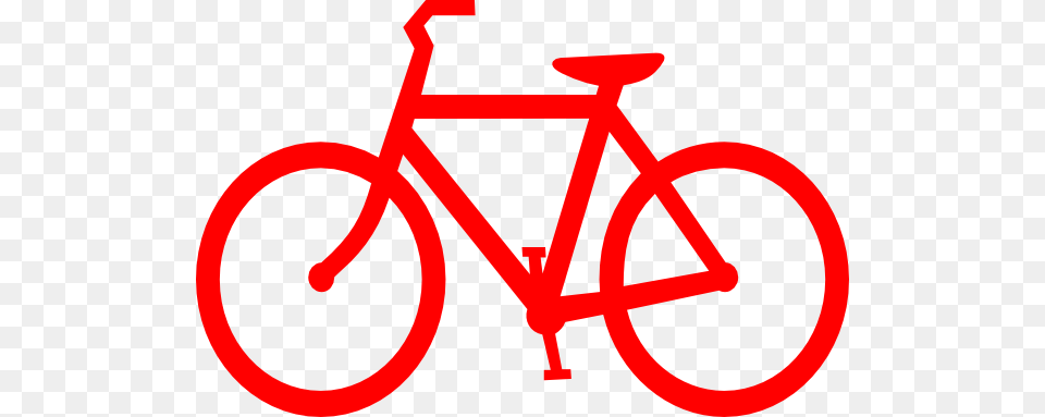 Red Bicycle Outline Clip Art, Dynamite, Transportation, Vehicle, Weapon Free Png