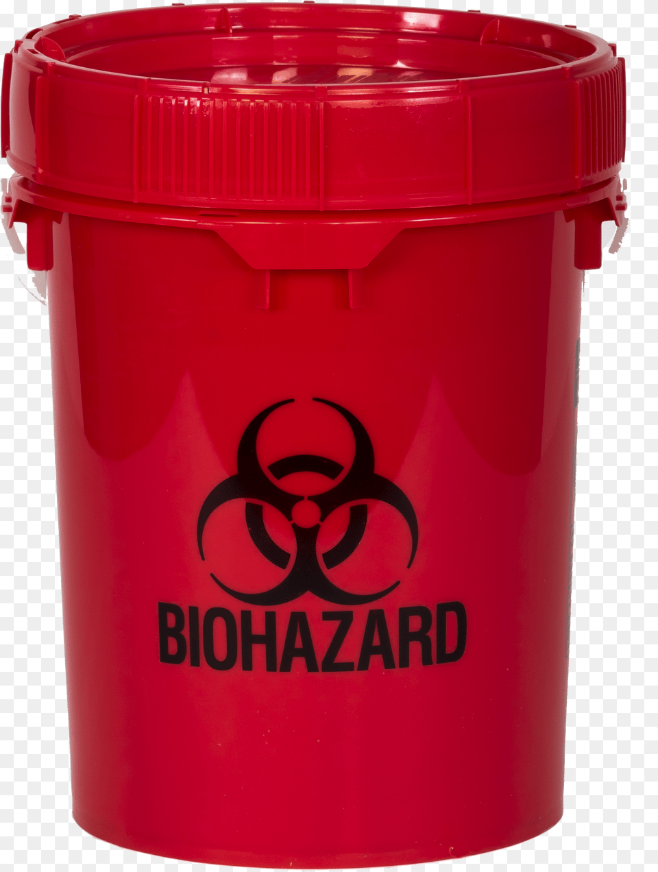 Red Biohazard Container Png
