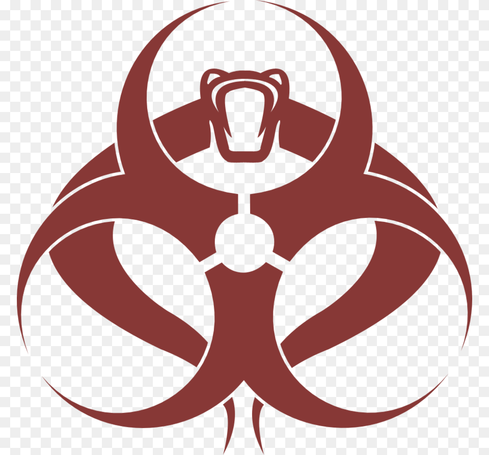 Red Biohazard Symbol Clipart, Person, Accessories Png