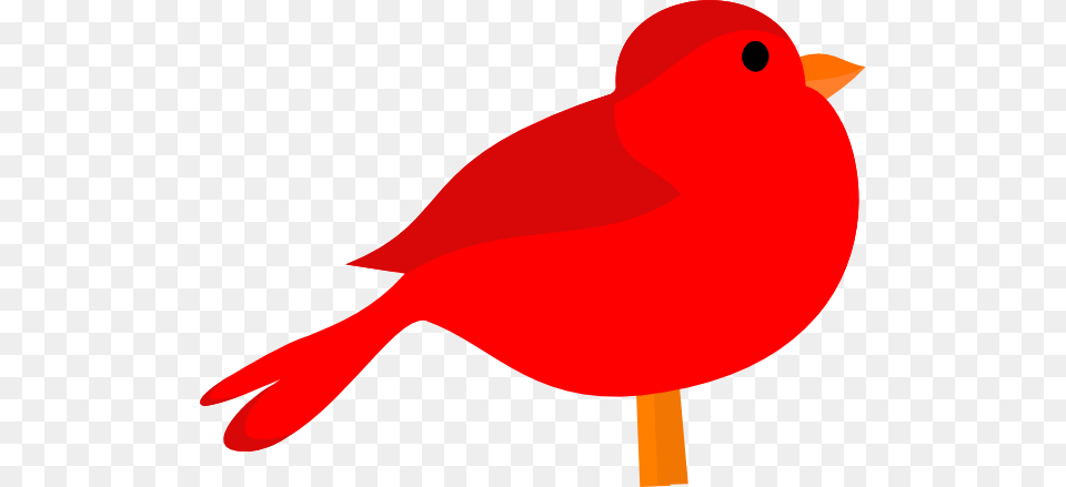Red Bird Clip Art, Animal, Canary, Fish, Sea Life Png Image
