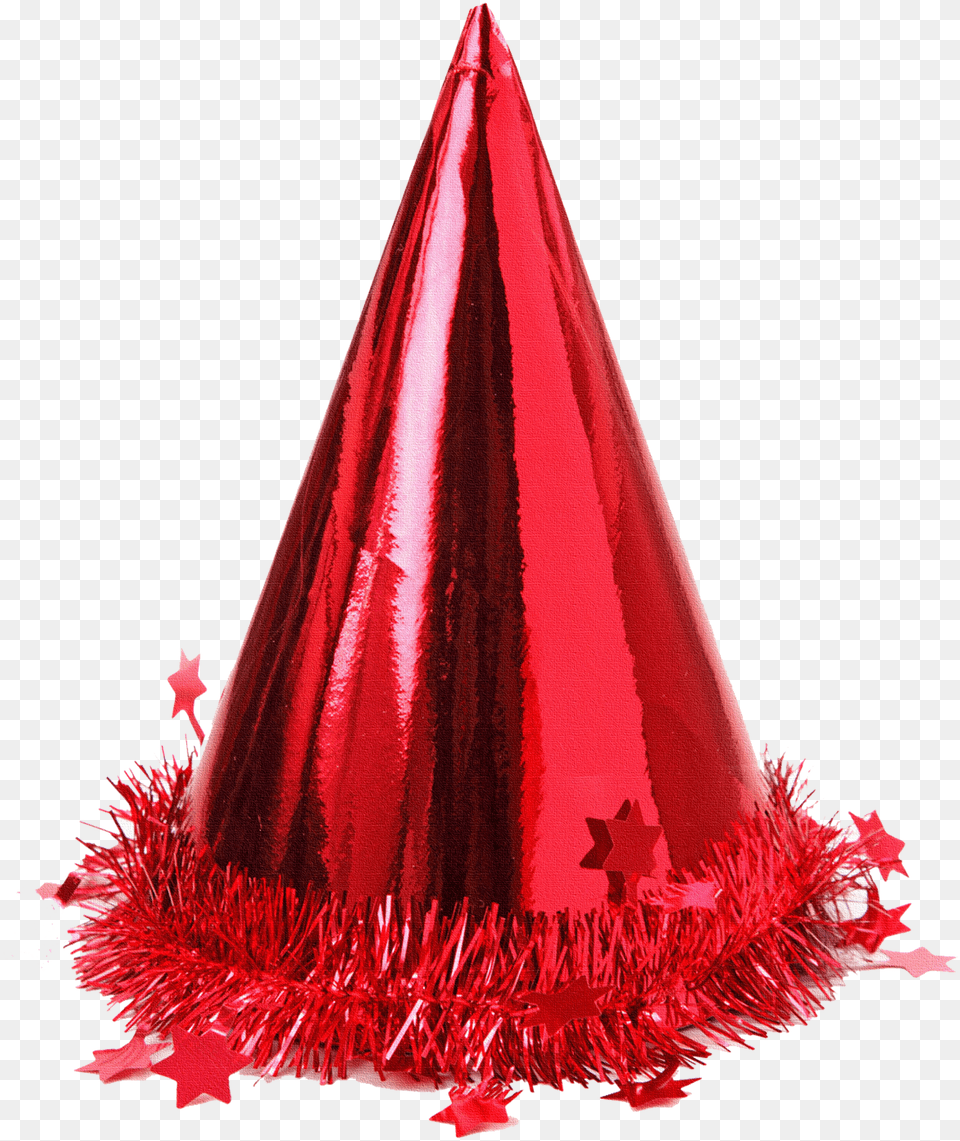 Red Birthday Hat, Clothing, Party Hat, Bridal Veil, Wedding Png