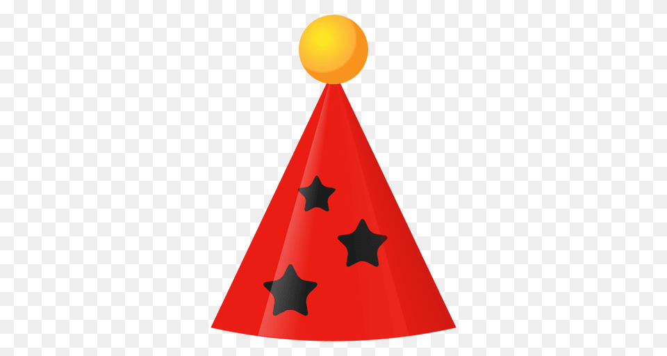 Red Birthday Hat Icon, Clothing, Party Hat Png Image