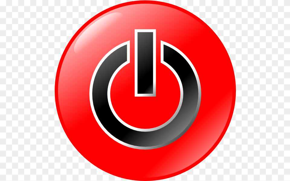 Red Black Power Button Symbol Icon Transparent Animated Power Button, Number, Text, Food, Ketchup Png