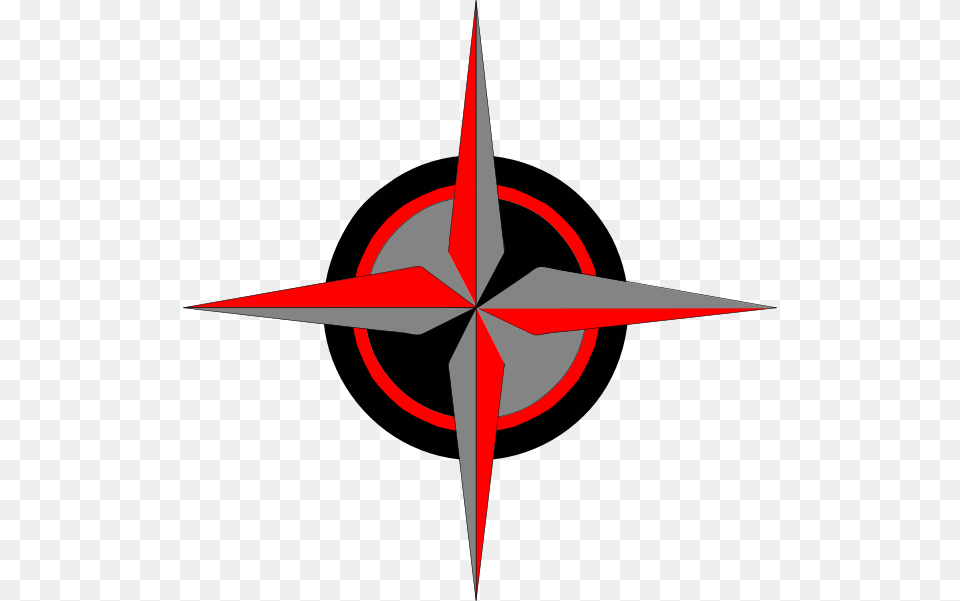 Red Black Silver Compass Clip Art, Rocket, Weapon Free Png
