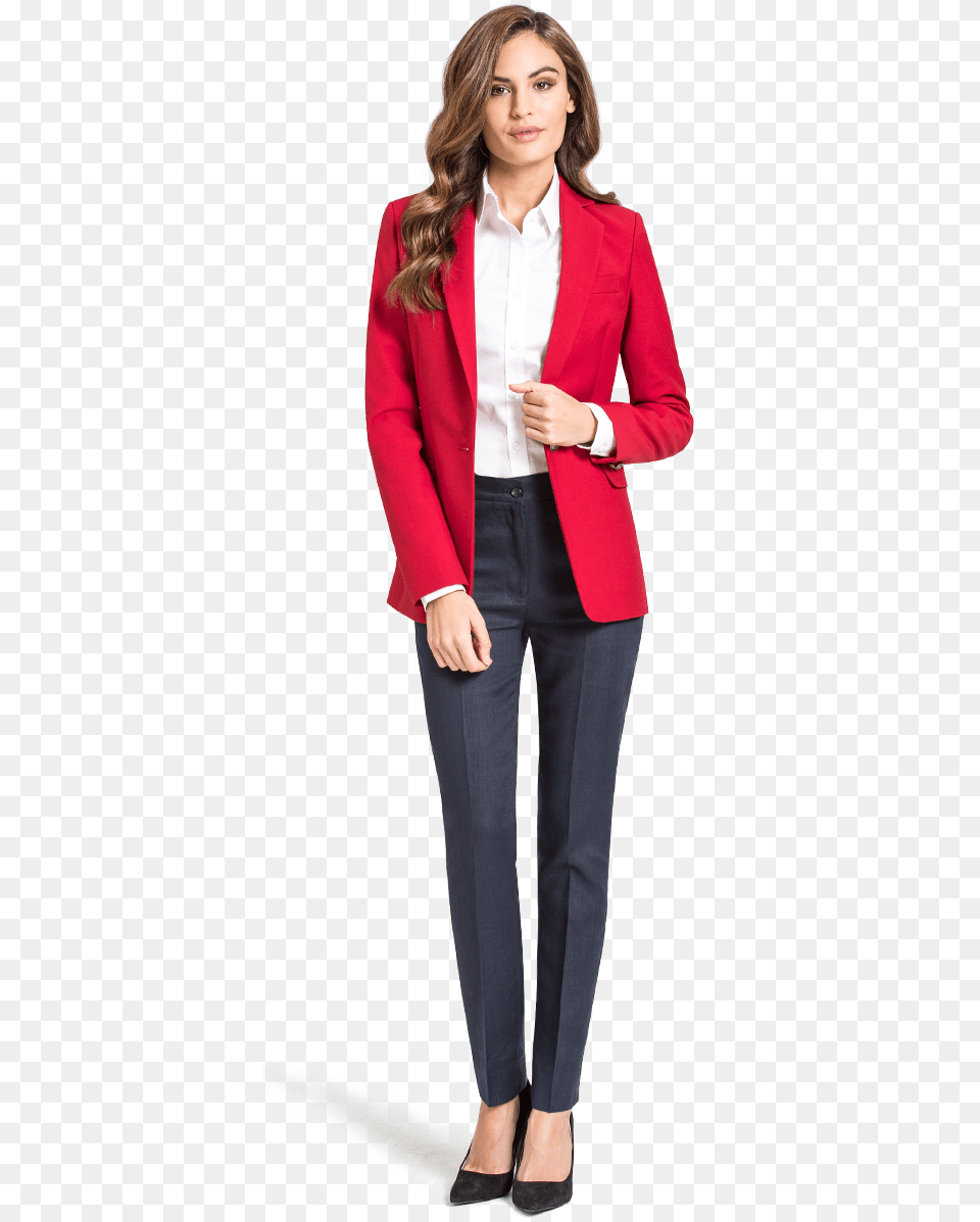 Red Blazer Blazer Mujer, Formal Wear, Clothing, Coat, Suit Free Png Download
