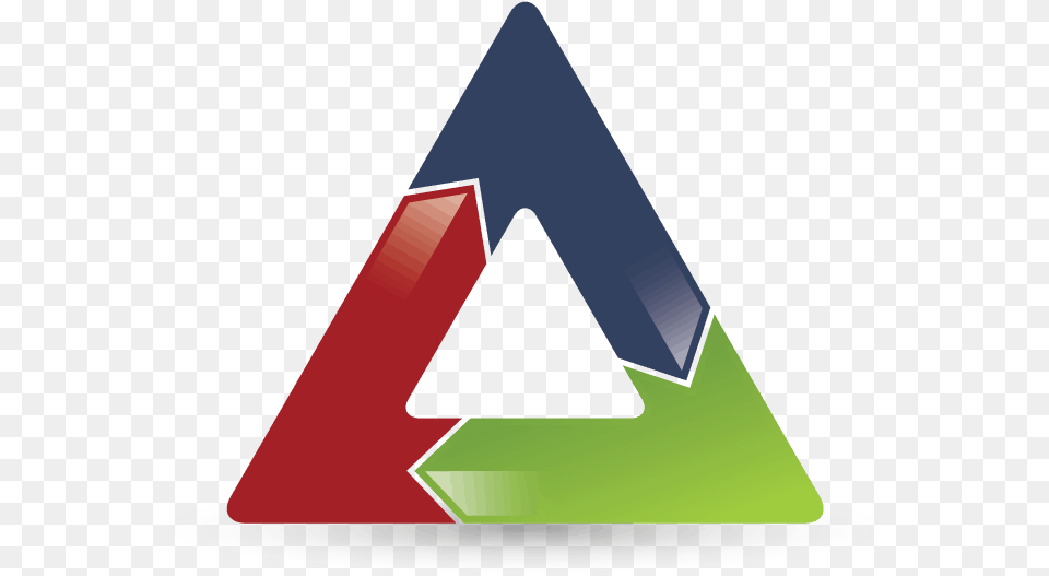 Red Blue And Green Triangle Symbol From Cw Suter Triangle Png