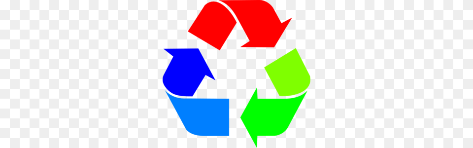 Red Blue Green Recycling Clip Art, Recycling Symbol, Symbol Free Png