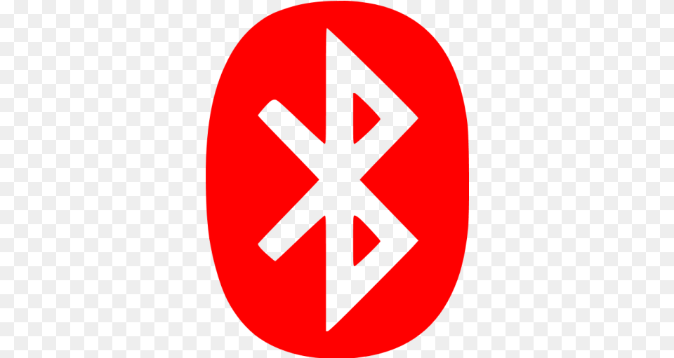 Red Bluetooth Icon Warren Street Tube Station, Sign, Symbol, Road Sign, Mailbox Free Transparent Png