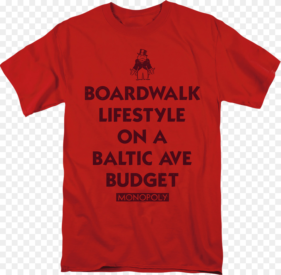 Red Boardwalk Lifestyle Monopoly T Shirt Order Of The Peaky Blinders Shirt, Clothing, T-shirt Free Transparent Png