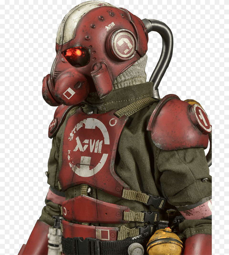 Red Body Armor Wlight Up Helmet Hanroku Trooper Figure, Ammunition, Grenade, Weapon, Baby Free Png